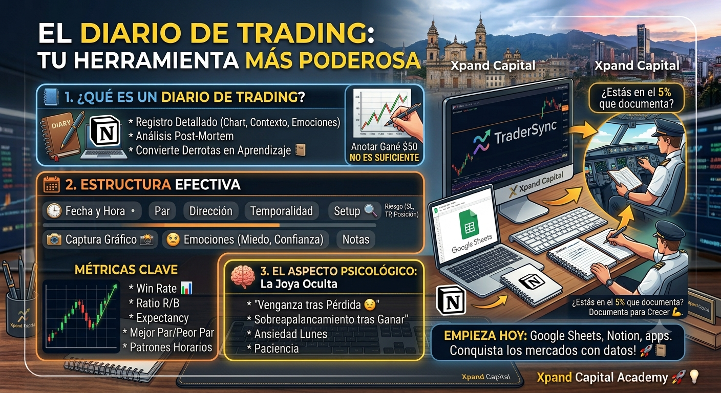 Diario de Trading: La Herramienta Más Subestimada del Trader